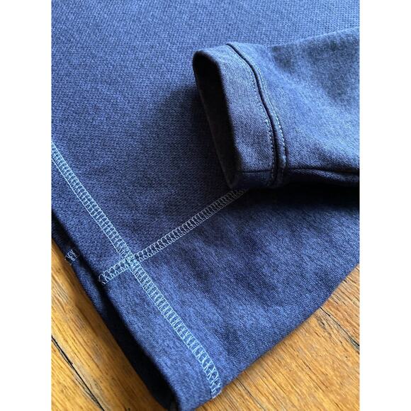 PEBBLE BEACH Performance Blue 1/4 Zip Long Sleeve Pullover sz XL - Picture 6 of 8